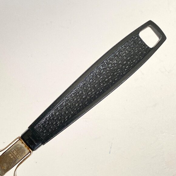 Retro EKCO Pizza Cutter Stainless Steel Blade Black Handle Kitchen Tool Gadget - Picture 4 of 10